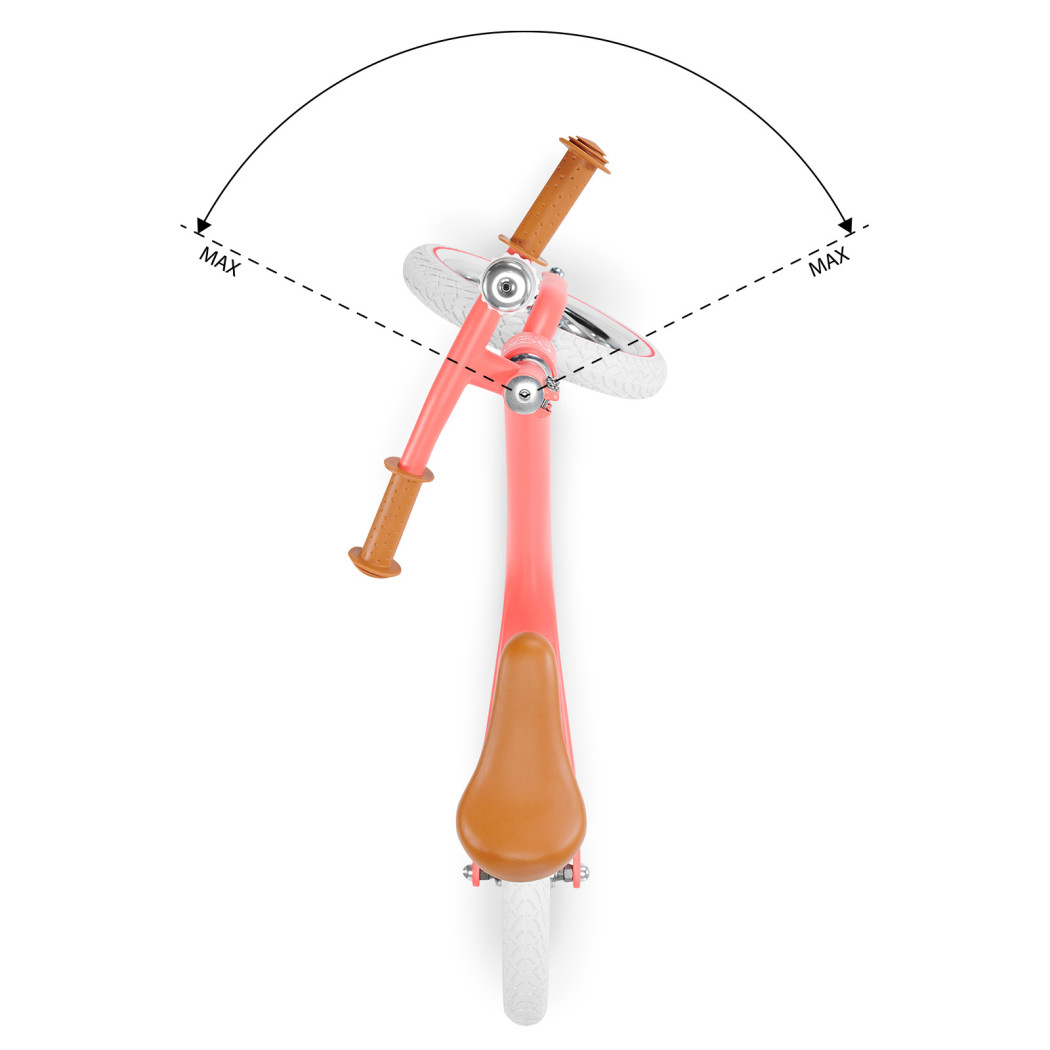 Magic Coral - Rowerek Biegowy Magnessium- RAPID - Koralowy - Kinderkraft