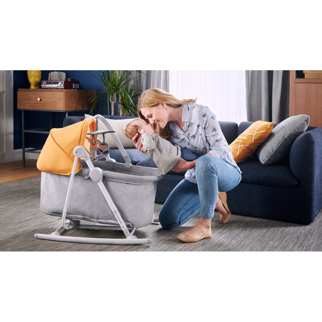 Leżaczek 5w1 UNIMO - forest yellow - Kinderkraft