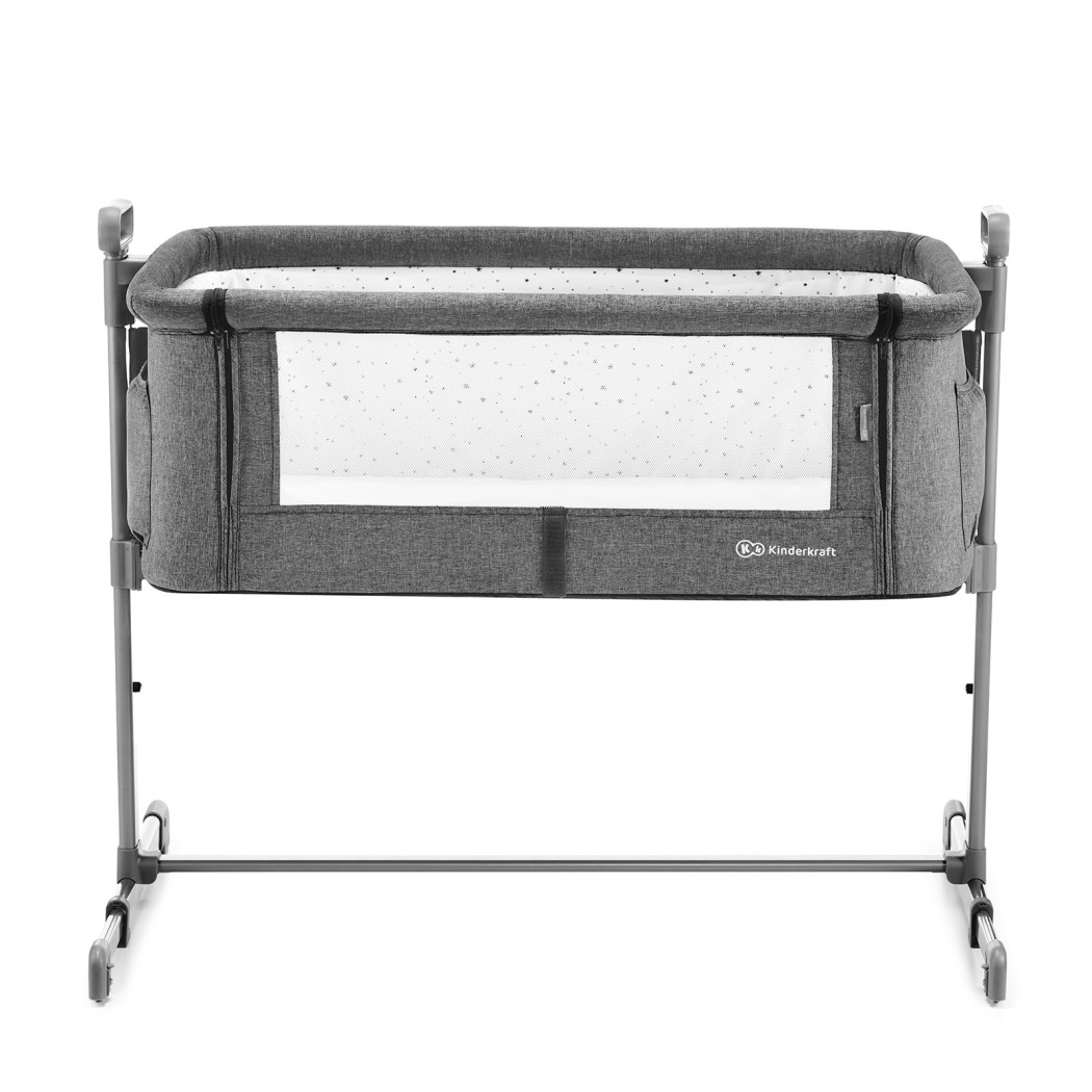 Łóżeczko dostawne NESTE - gray melange - Kinderkraft