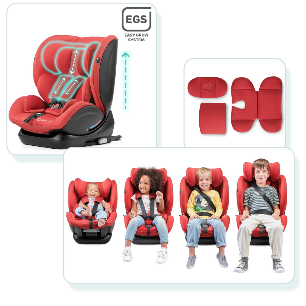 Grey - Fotelik Samochodowy MYWAY 0-36kg ISOFIX RWF18 - Szary - KINDERKRAFT