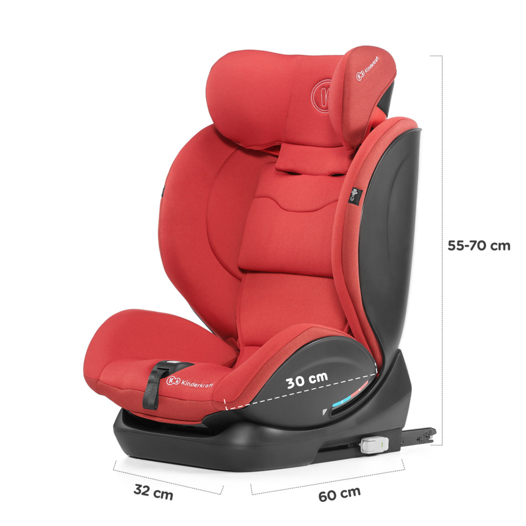 Grey - Fotelik Samochodowy MYWAY 0-36kg ISOFIX RWF18 - Szary - KINDERKRAFT