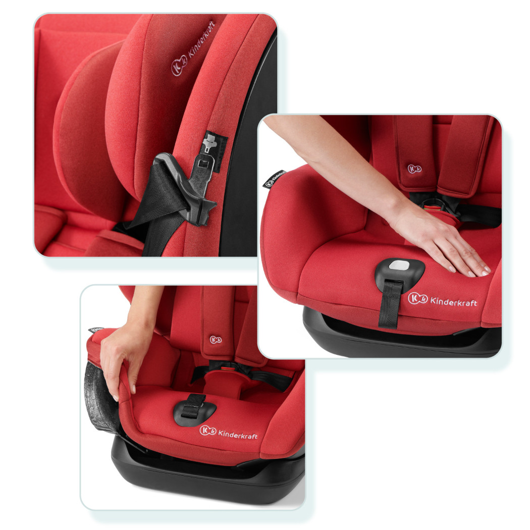 Black - Fotelik Samochodowy MYWAY 0-36kg ISOFIX RWF18 - Czarny - KINDERKRAFT