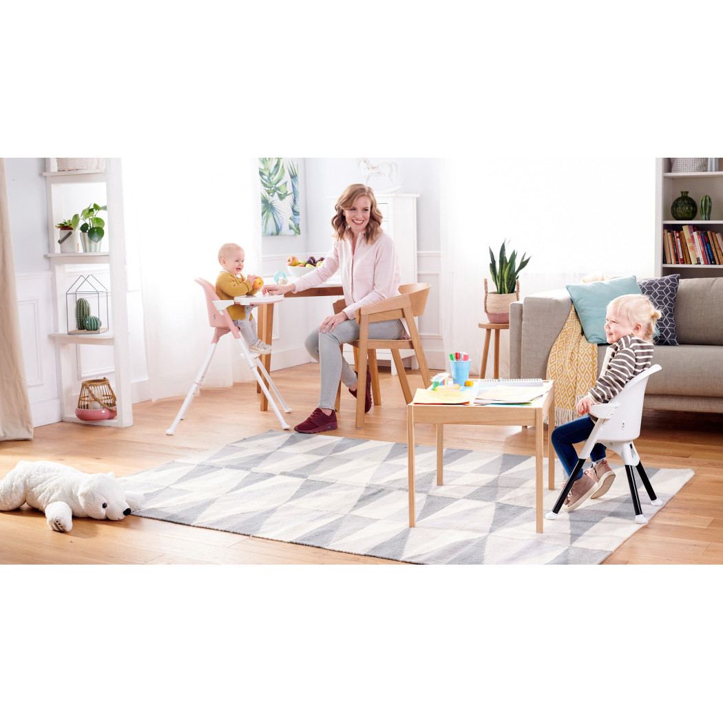 Różowe - PINI - Krzesełko Do Karmienia - Pink - Kinderkraft