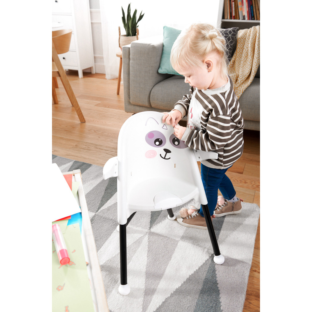 Różowe - PINI - Krzesełko Do Karmienia - Pink - Kinderkraft