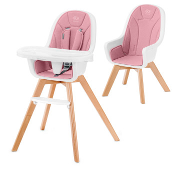 TIXI Pink - Krzesełko do karmienia - Różowe - Kinderkraft