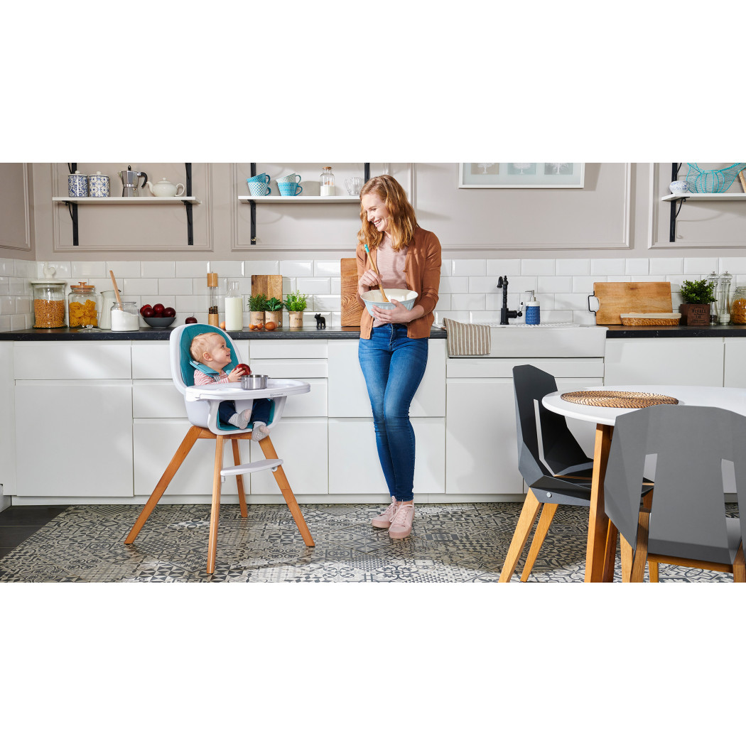 TIXI Pink - Krzesełko do karmienia - Różowe - Kinderkraft