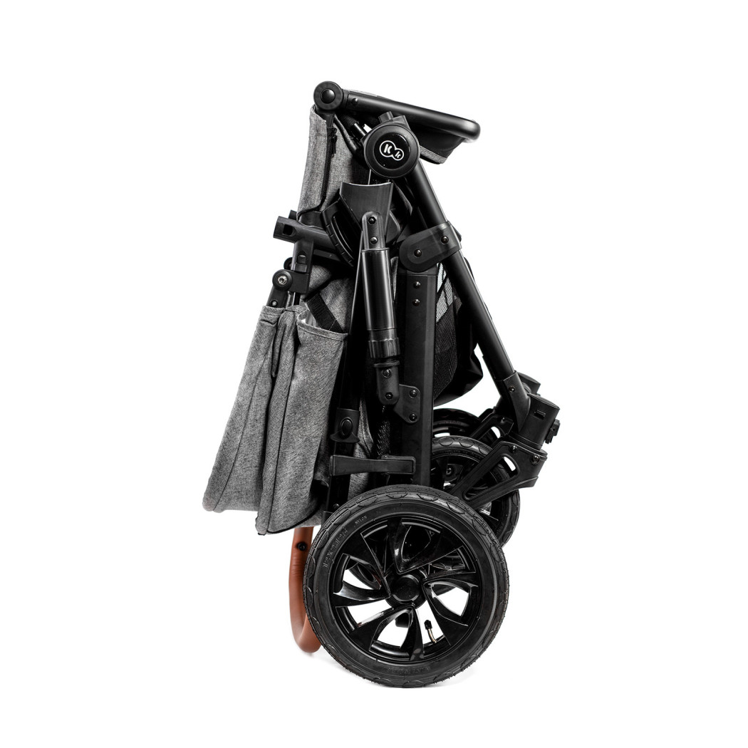 Wózek Głęboko Spacerowy - PRIME 2W1 - Gray -  Kinderkraft