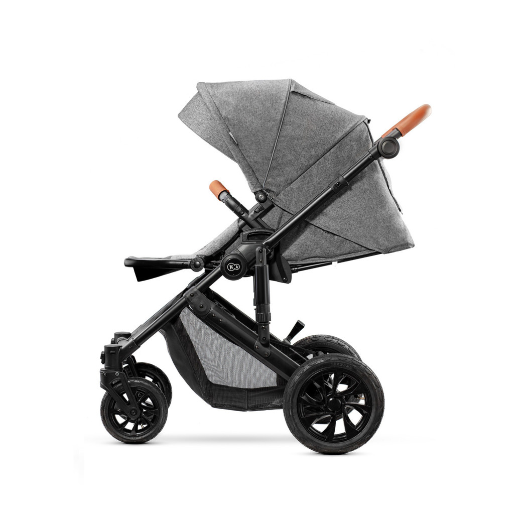 Wózek Głęboko Spacerowy - PRIME 2W1 - Gray -  Kinderkraft