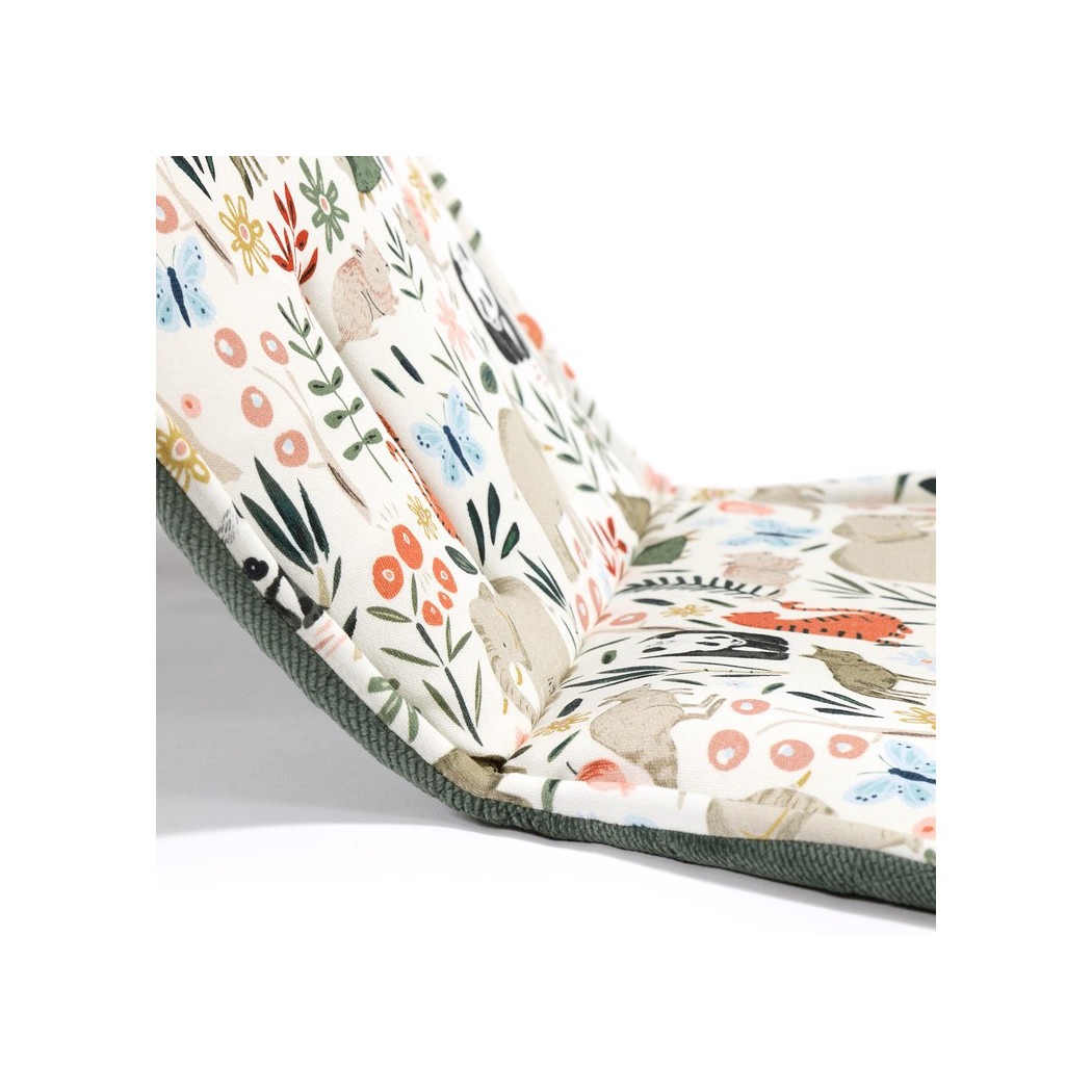 La Millou ZOO & Velvet Khaki - Wkładka do wózka - Stroller Pad - La Millou - Organic Jersey Collection