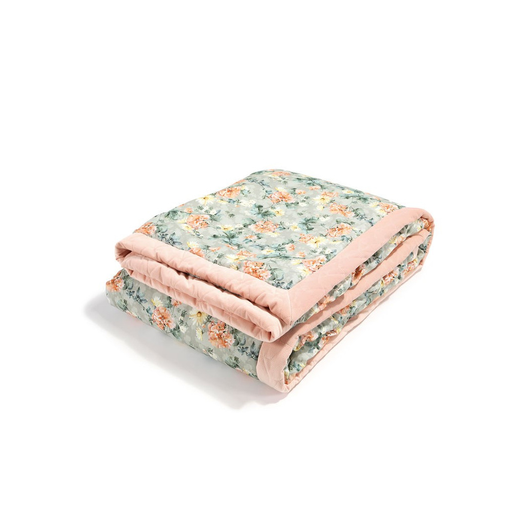 Koc/Narzuta - 140x200 cm - Blooming Boutique - Powder Pink - Velvet Collection - La Millou