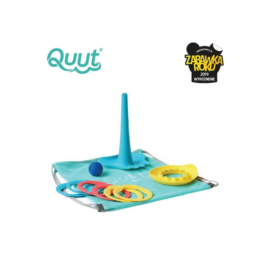Set Plażowy - Triplet + Ringo + Magic Sharpers Sun - Zestaw Zabawek Na Plażę W Worku - Quut