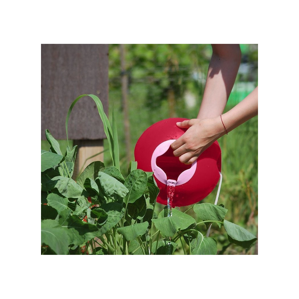 WYPRZEDAŻ Ballo Cherry Red + Sweet Pink - Wiaderko Wielofunkcyjne - Quut