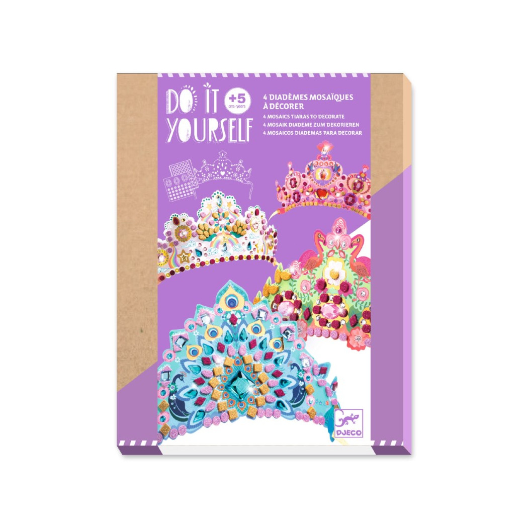 Korony Księżniczek - Mozaiki - Zrób To Sam - Djeco