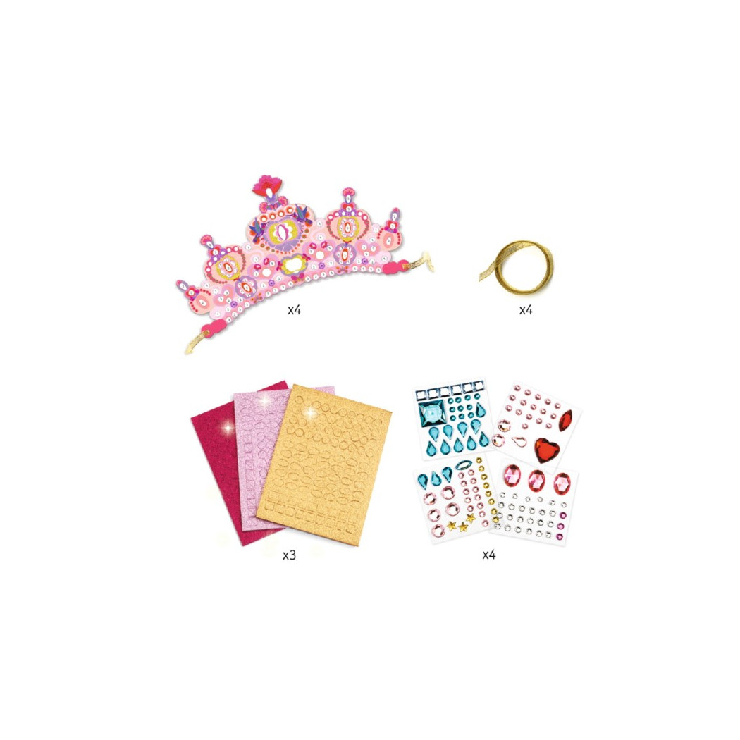 Korony Księżniczek - Mozaiki - Zrób To Sam - Djeco