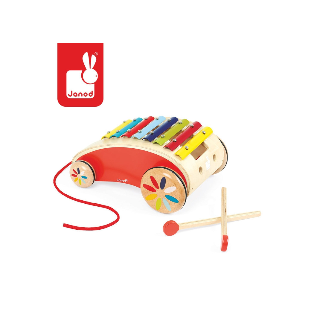 Cymbałki na wózeczku - Janod