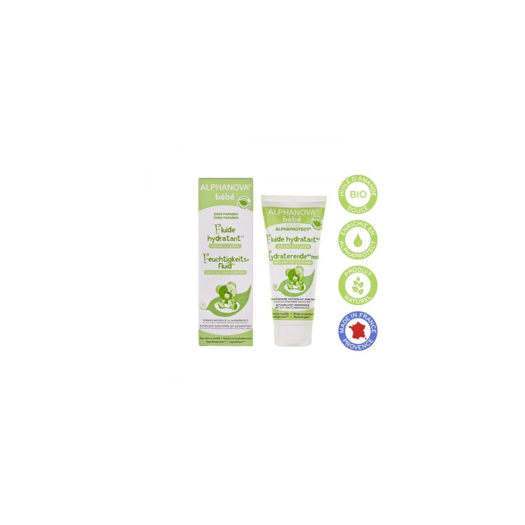 Fluid Nawilżający Do Twarzy 100 ml - Alphanova Bebe