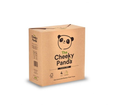 Papier Toaletowy W Papierowym Opakowaniu - 4 rolki - Cheeky Panda