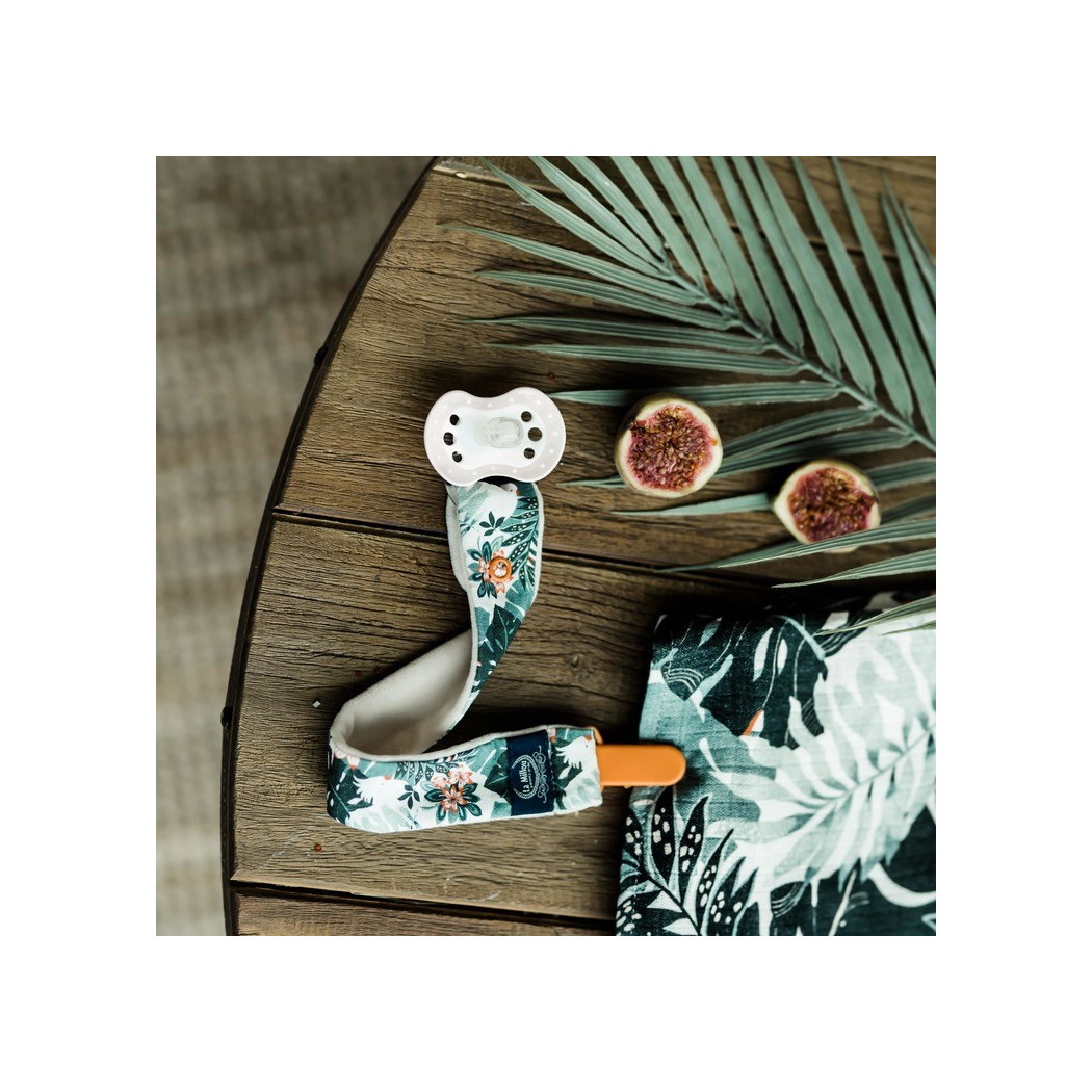 Papagayo Petit & Ecru - Zawieszka Na Smoczek - La Millou