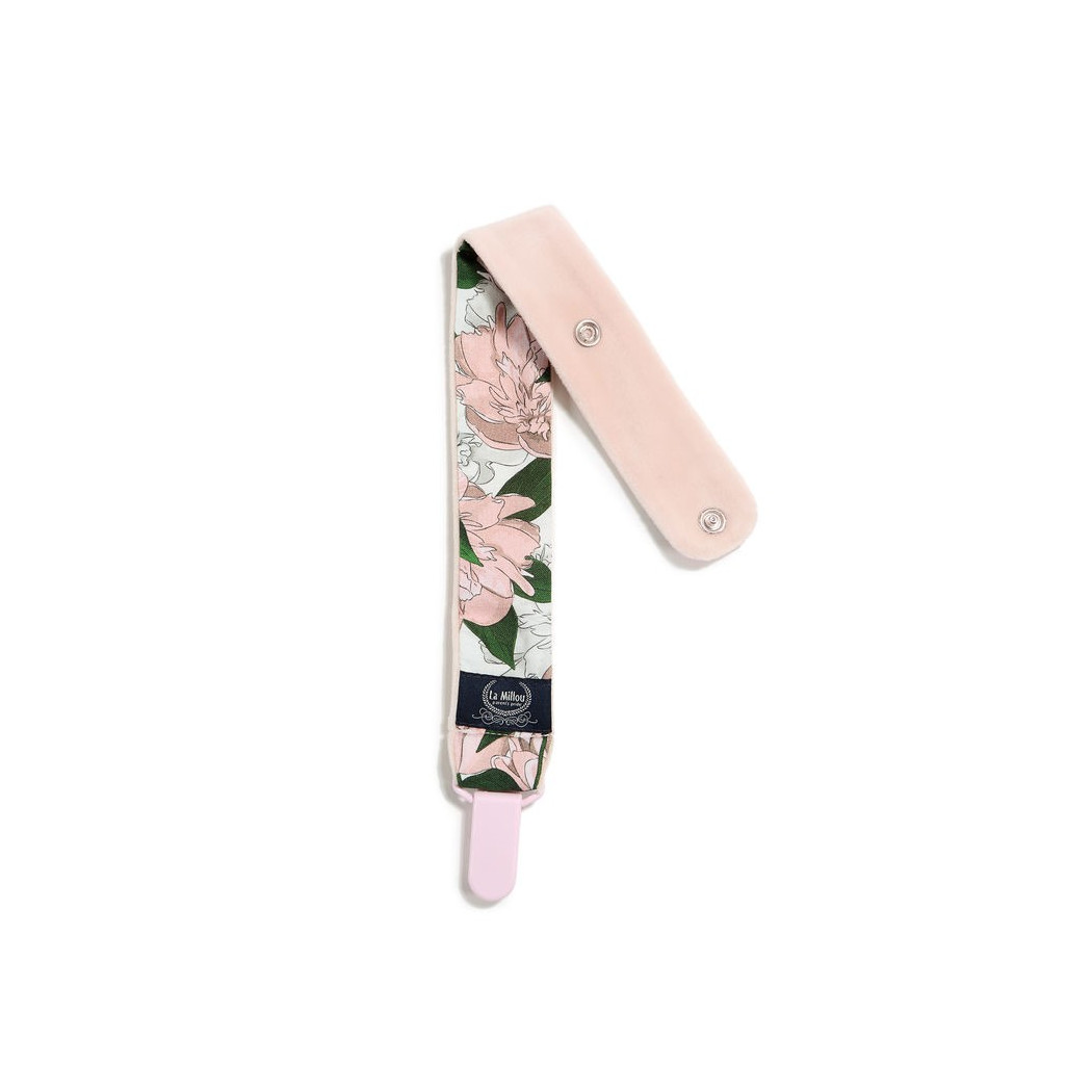 Lady Peony & Powder Pink - Zawieszka Na Smoczek - La Millou