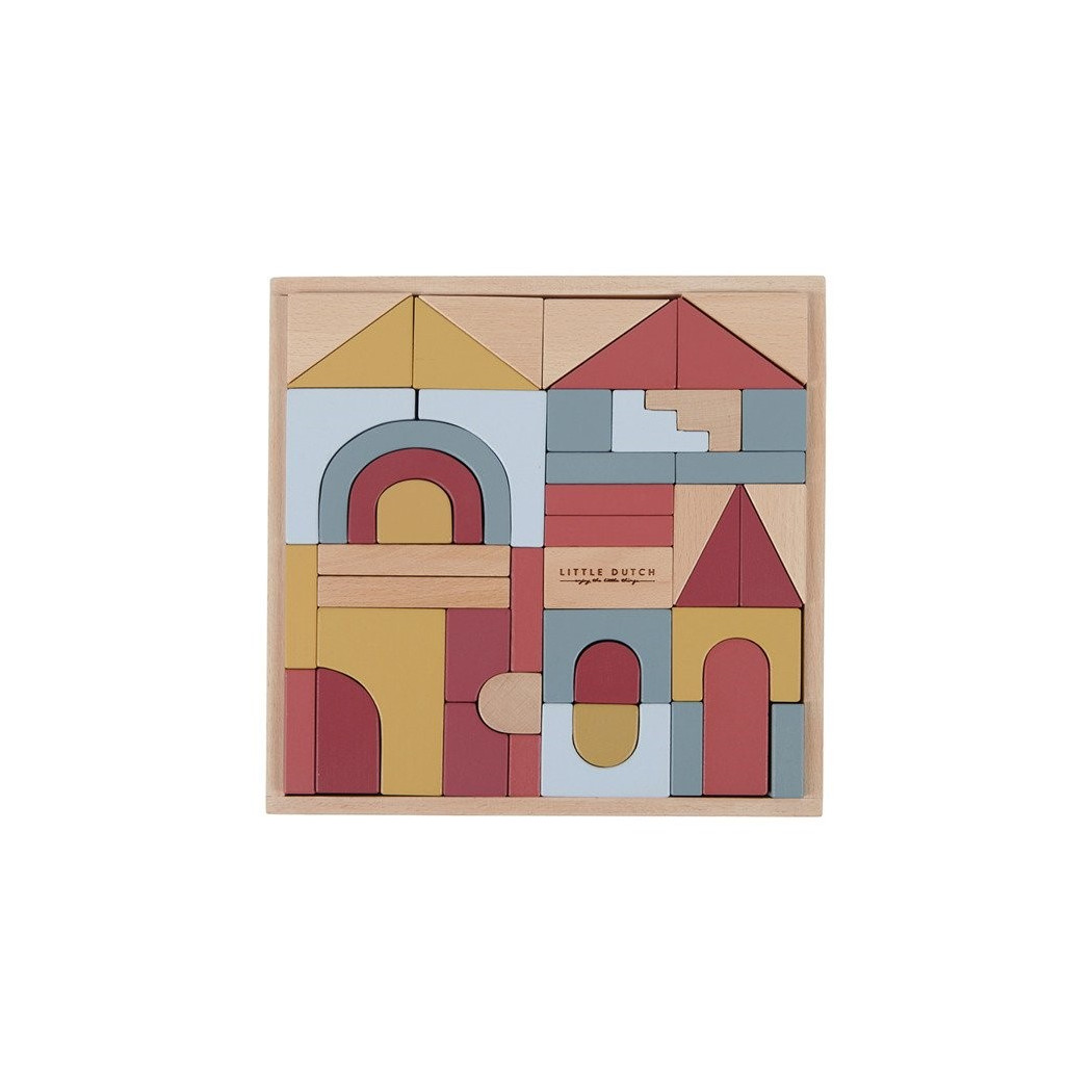 WYPRZEDAŻ Zestaw Klocków 45 sztuk - Pure & Nature - Little Dutch