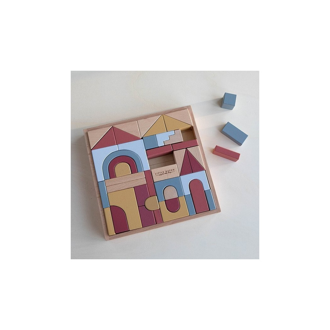 WYPRZEDAŻ Zestaw Klocków 45 sztuk - Pure & Nature - Little Dutch