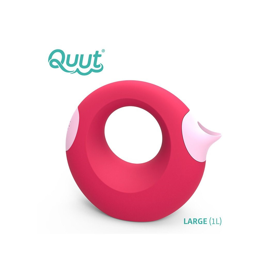 WYPRZEDAŻ Cana L Cherry Red + Sweet Pink - Konewka Duża - Czerwona - Quut