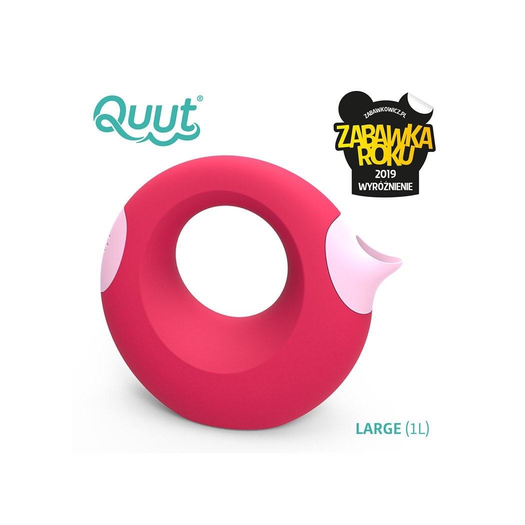 WYPRZEDAŻ Cana L Cherry Red + Sweet Pink - Konewka Duża - Czerwona - Quut