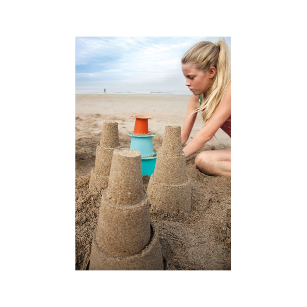 Foremki Alto Laggon Green + Vintage Blue + Mighty Orange - Do Budowy Zamków - Quut