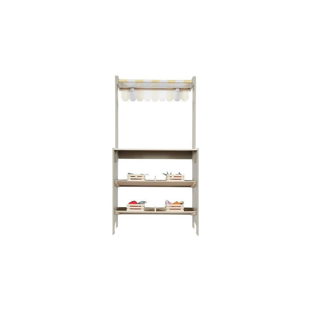 Drewniany Stragan Ze Skrzynkami Z Owocami i Warzywami- Little Dutch