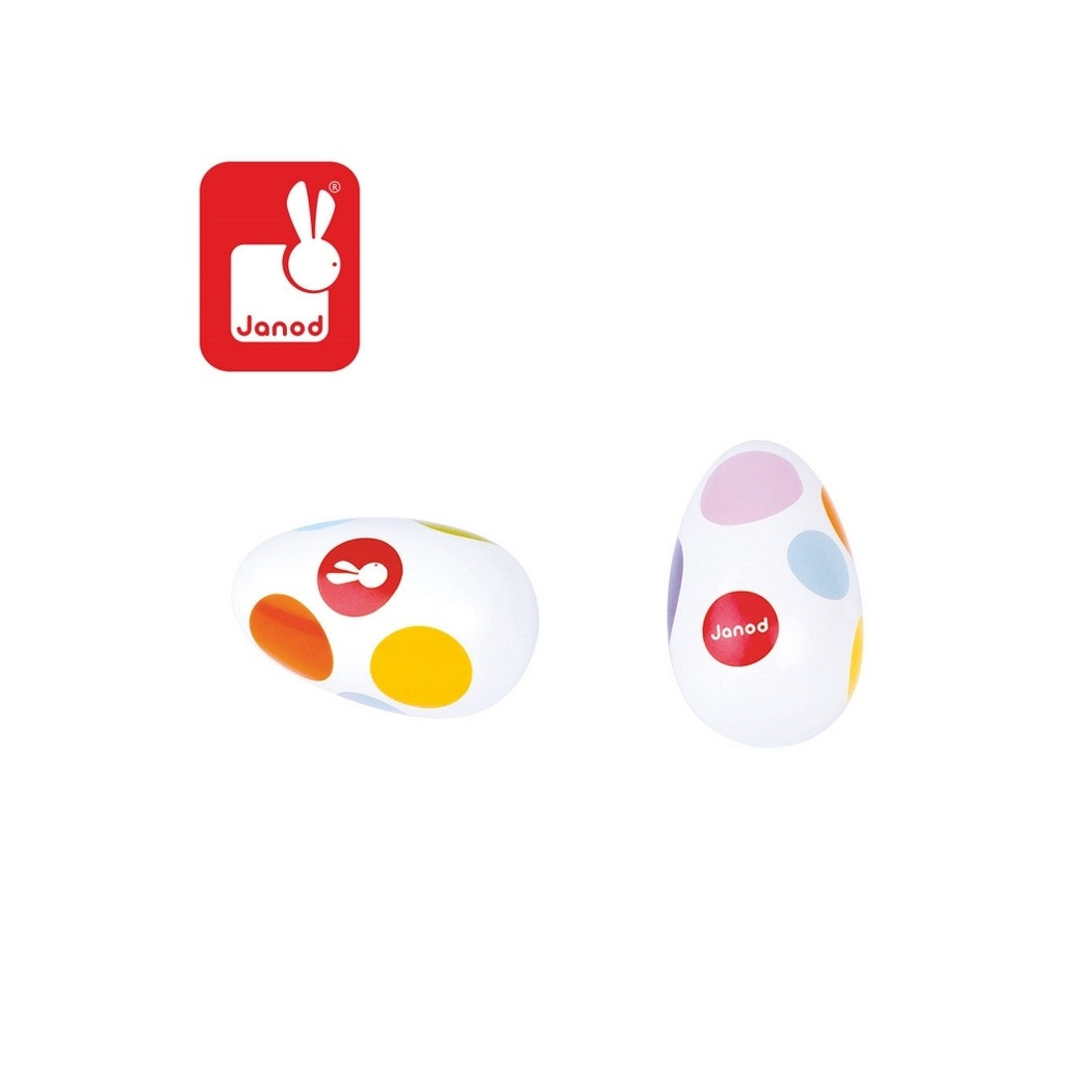 Marakas jajko - marakasy Confetti - Janod