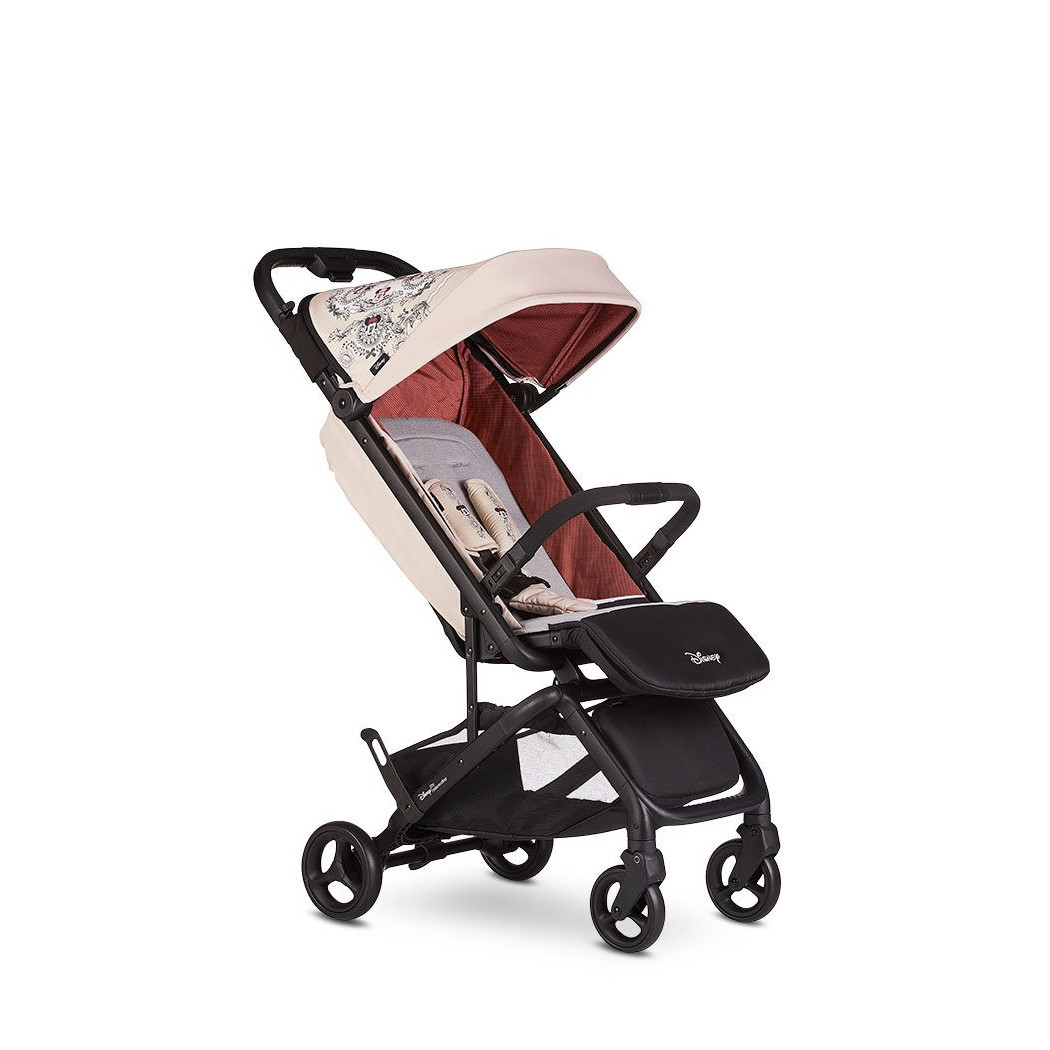 Minnie Ornamet Buggy GO - Kompaktowy Wózek Spacerowy Ze Zintegrowaną Torbą Transportową - DISNEY By Easywalker Buggy GO - Spacer