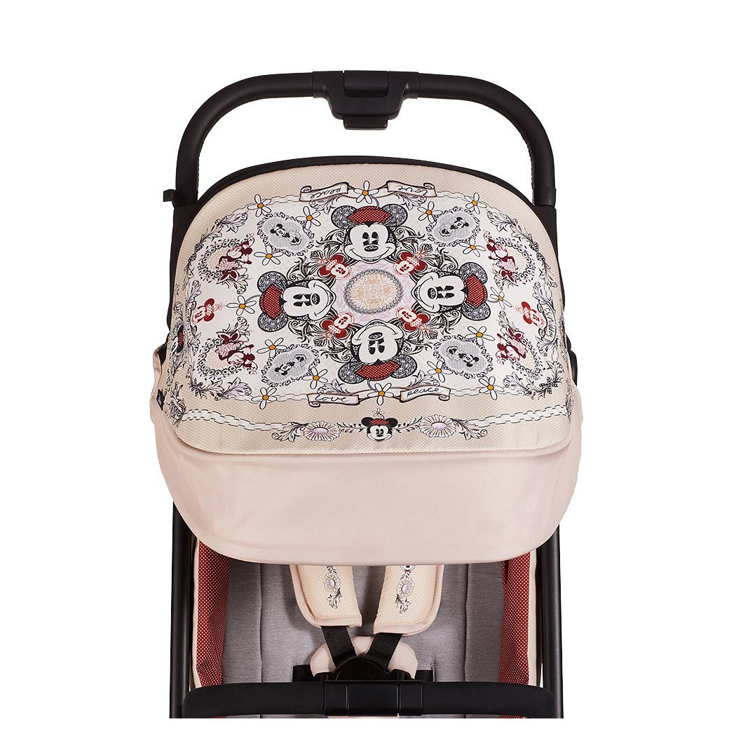 Minnie Ornamet Buggy GO - Kompaktowy Wózek Spacerowy Ze Zintegrowaną Torbą Transportową - DISNEY By Easywalker Buggy GO - Spacer