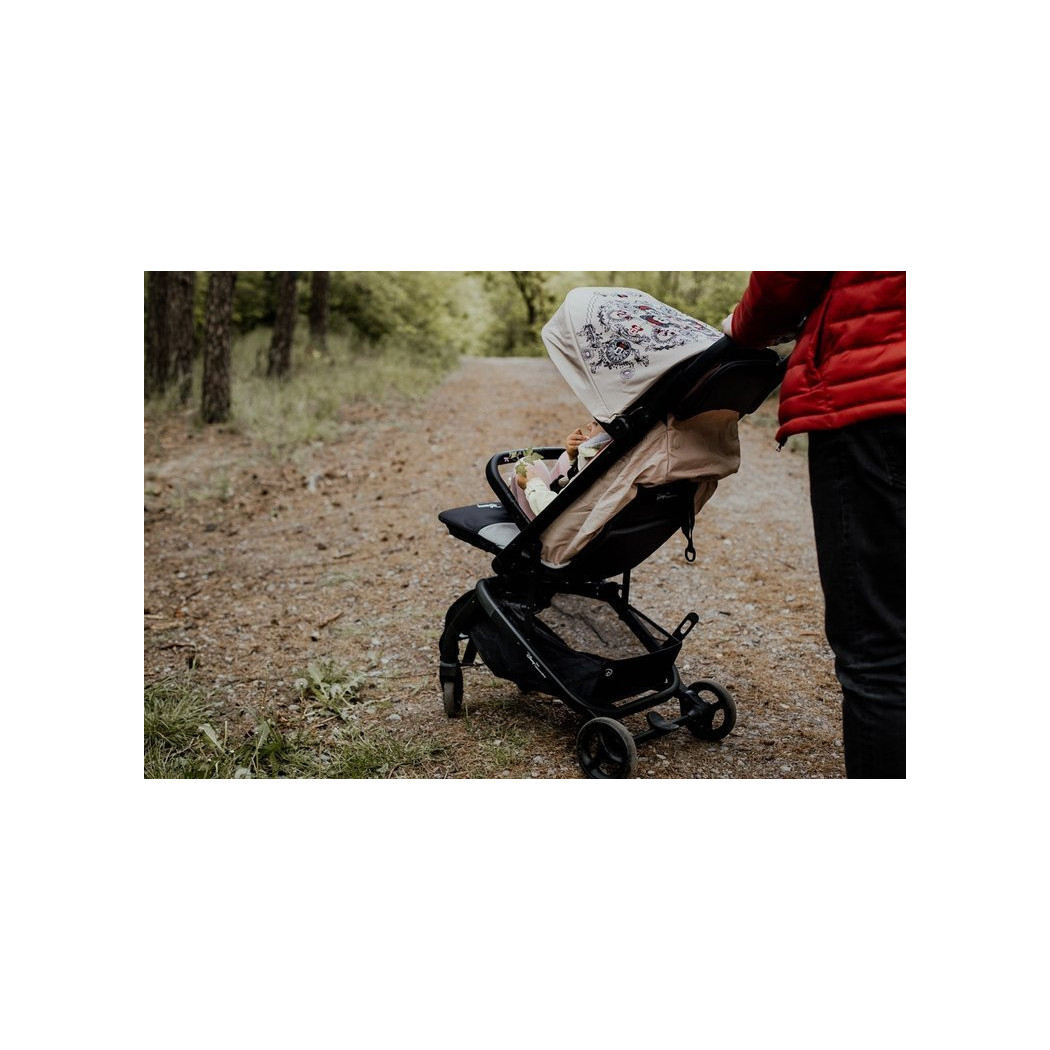 Minnie Ornamet Buggy GO - Kompaktowy Wózek Spacerowy Ze Zintegrowaną Torbą Transportową - DISNEY By Easywalker Buggy GO - Spacer