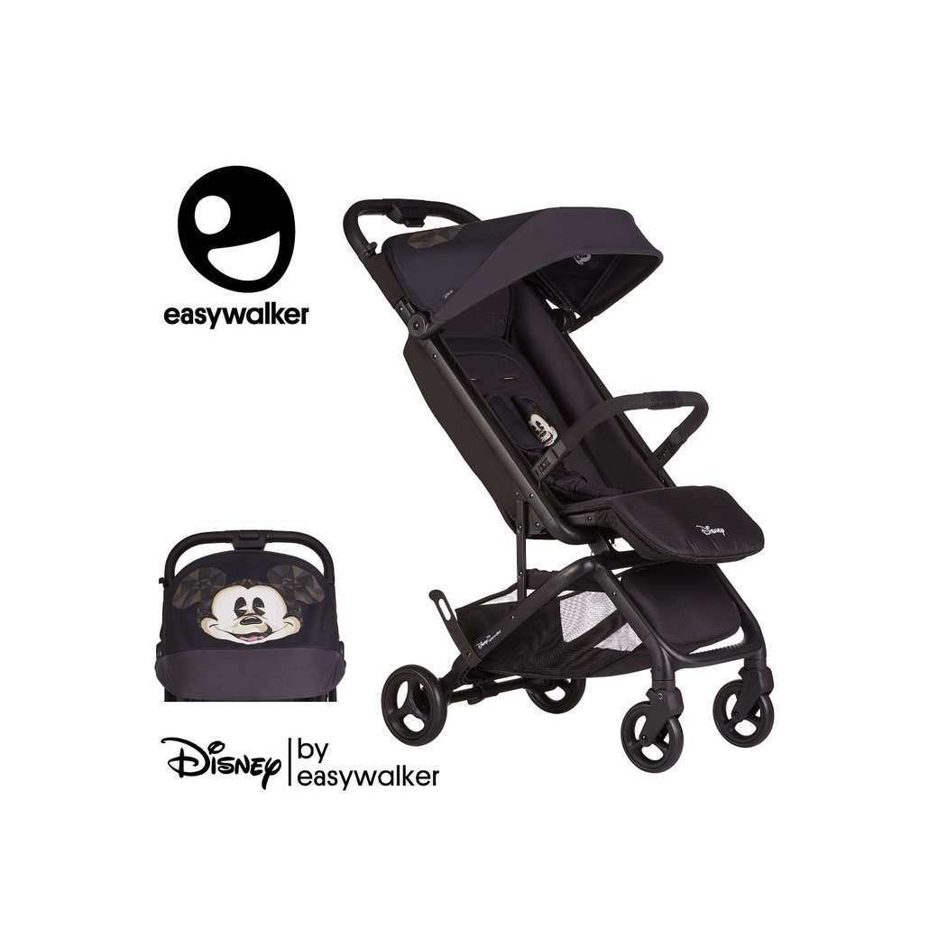 Mickey Diamond Buggy GO - Kompaktowy Wózek Spacerowy Ze Zintegrowaną Torbą Transportową - DISNEY By Easywalker Buggy GO - Spacer
