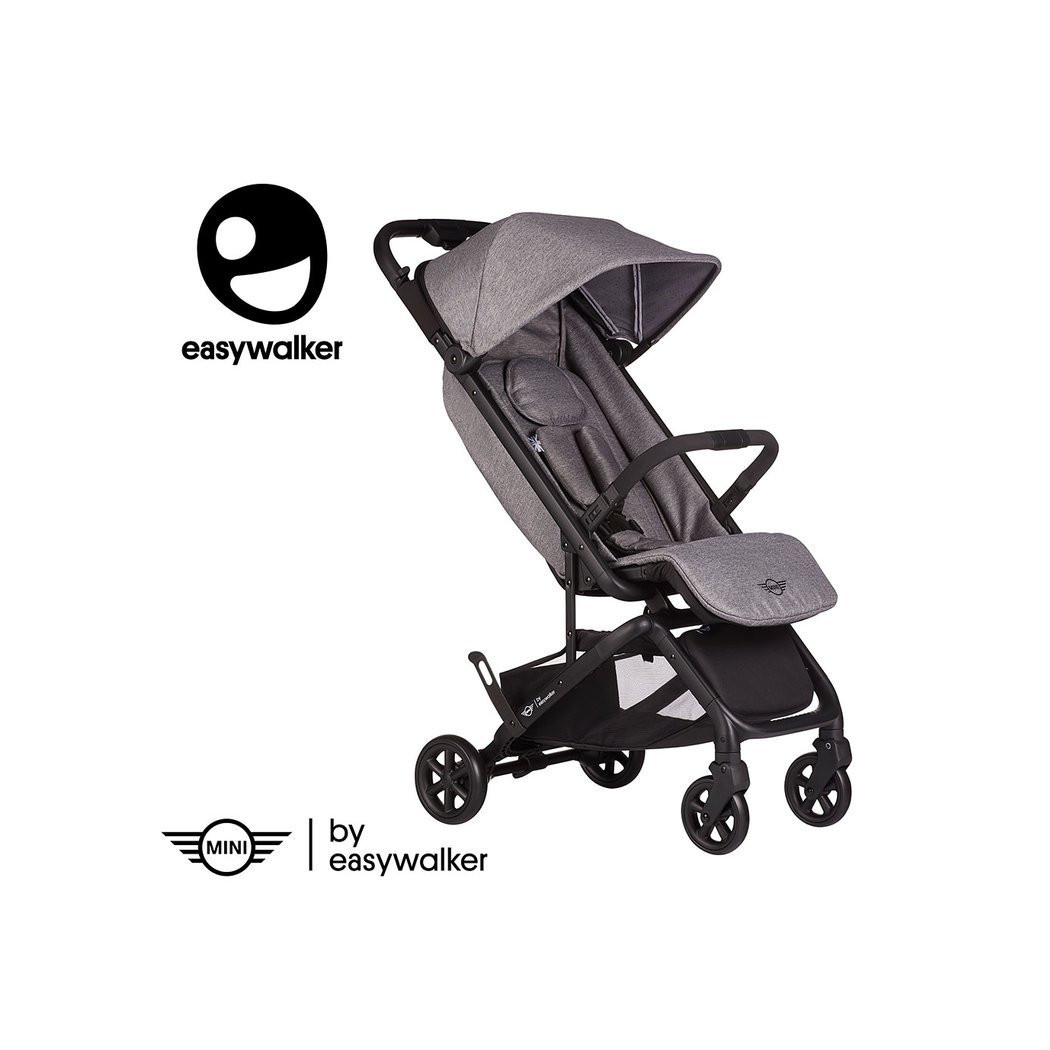 Soho Grey Buggy GO - Kompaktowy Wózek Spacerowy Ze Zintegrowaną Torbą Transportową - MINI By Easywalker Buggy GO - Spacerówka - 