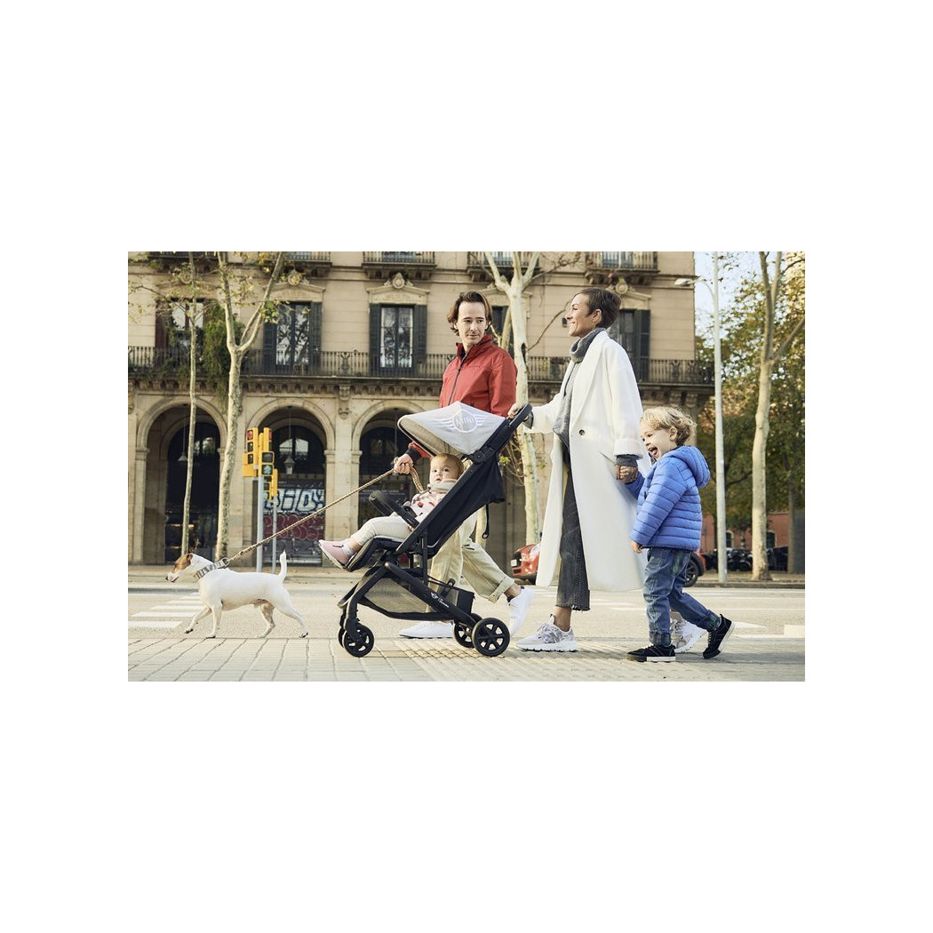 Soho Grey Buggy GO - Kompaktowy Wózek Spacerowy Ze Zintegrowaną Torbą Transportową - MINI By Easywalker Buggy GO - Spacerówka - 