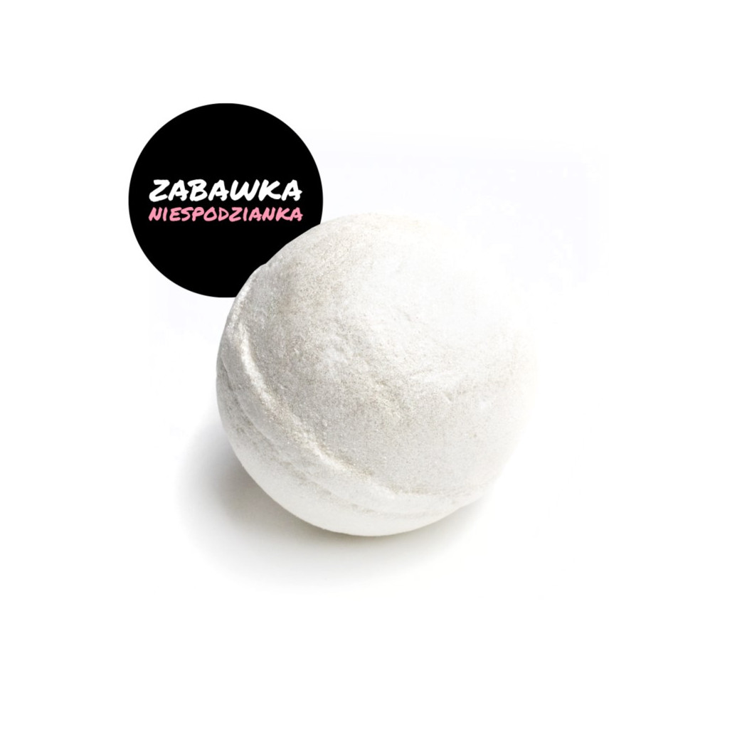 Biała - Kulka Musująca Do Kąpieli - Waniliowa - MINI-U