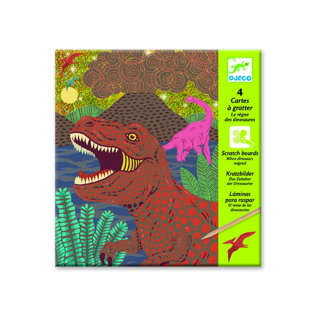 Dinozaury - Wydrapywanka - Djeco