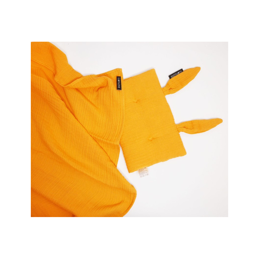 WYPRZEDAŻ Mango - Otulacz Muślinowy Kreszowany - 100x100cm- LullaLove