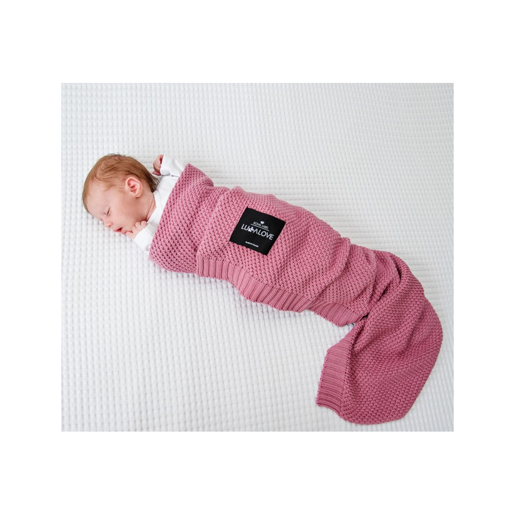 Piwonia - Koc Makaronik - 80x100 - Lullalove