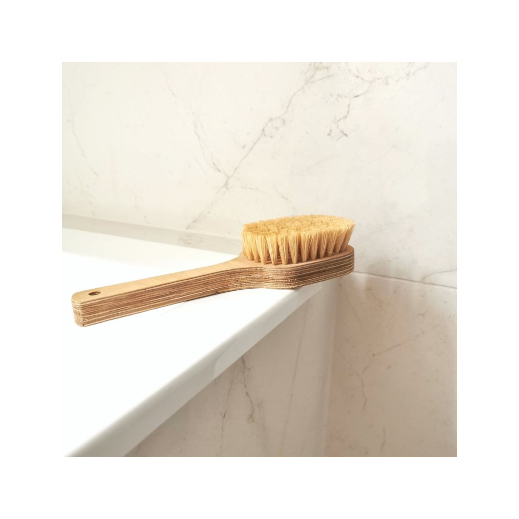 WYPRZEDAŻ Średnia Twardość - Szczotka Z Rączką Do Ciała - Szczotkowanie Na Sucho I Mokro - DBAJOSIEBIE - LullaLove