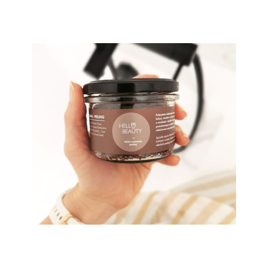 Czekolada Z Miodem - Peeling Solny Do Ciała - LullaLove