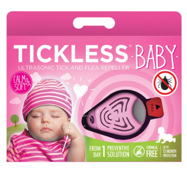 Baby Pink - Ultradźwiękowe Urządzenie Chroniące Przed Kleszczami - TickLess Baby - Tickless