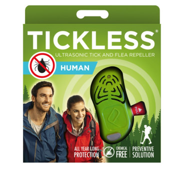 Human Green - Ultradźwiękowe Urządzenie Odstraszające Kleszcze - TickLess Human - Tickless