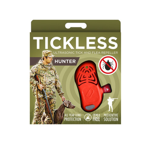 Hunter Orange - Ultradźwiękowe Urządzenie Chroniące Przed Kleszczami - TickLess Hunter - Tickless