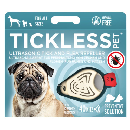 Pet Beige - Ultradźwiękowe Urządzenie Chroniące Przed Kleszczami - TickLess Pet - TickLess