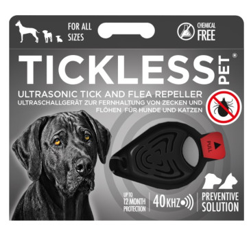 Pet Black - Ultradźwiękowe Urządzenie Chroniące Przed Kleszczami - TickLess Pet - TickLess