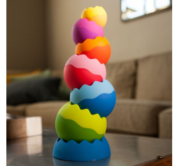 Kule Tobbles Neo - Innowacyjna Wieża Dla Maluchów - Fat Brain Toys