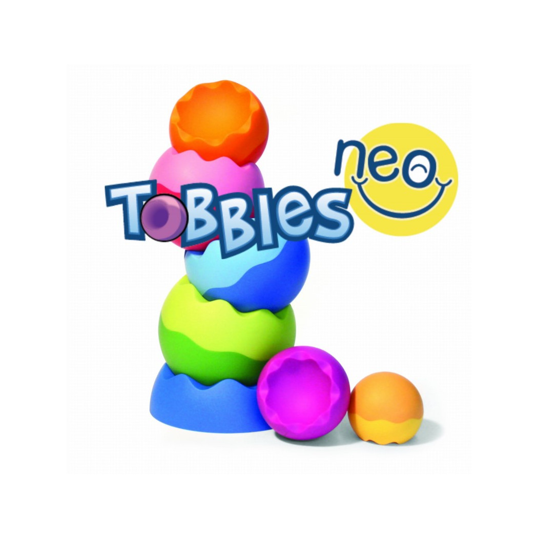 Kule Tobbles Neo - Innowacyjna Wieża Dla Maluchów - Fat Brain Toys