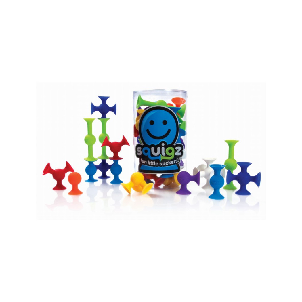 PROMOCJA Zestaw Startowy - Klocki Przyssawki Squigz - Fat Brain Toys